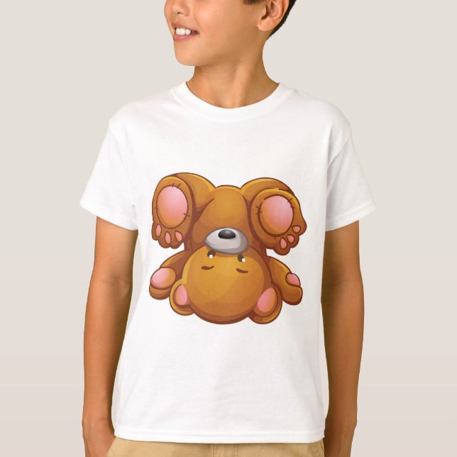 Upside Down Teddy Bear T-Shirt (Front)
