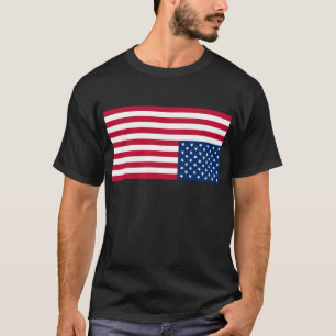 Upside Down USA Flag (Distress Signal) T-Shirt
