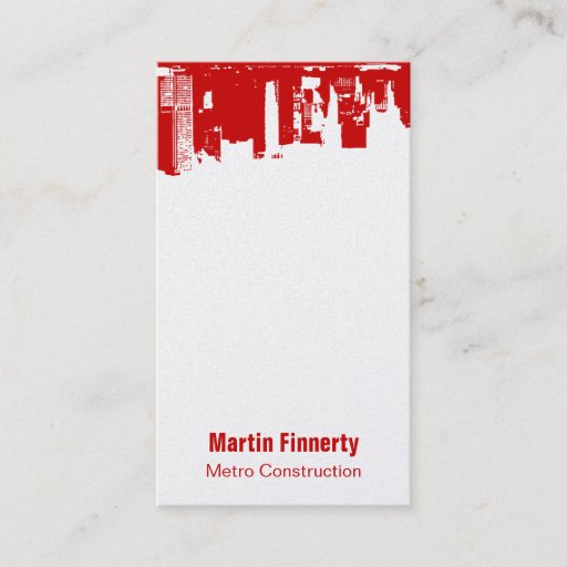 Customizable Upside Downtown Business Cards