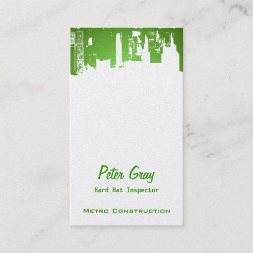 Customizable Upside Downtown Daylight Business Card Templates