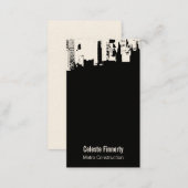 Upside Downtown Midnight Sky Business Card (Front/Back)