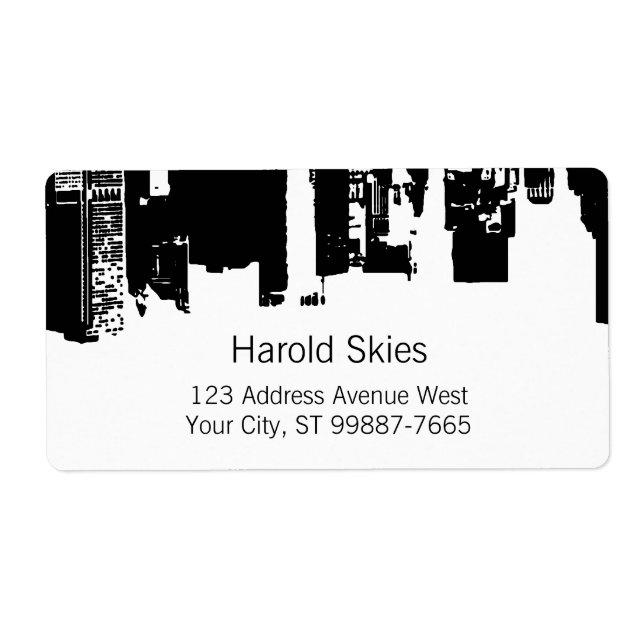 Upside Downtown Midnight Sky Label (Front)