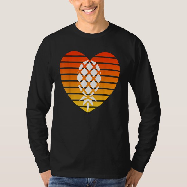 UpsideDown Pineapple Swingers Pineapple Not Vanill T-Shirt (Front)