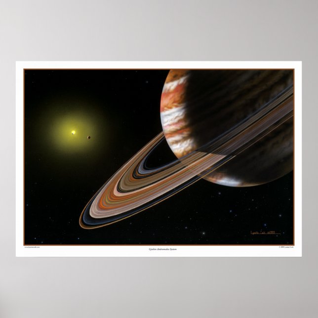 Upsilon Andromedae System Print (Front)