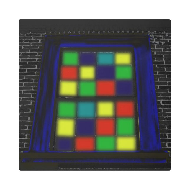 Upstairs Disco Metal Print (Front)
