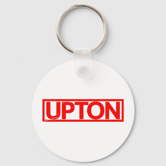 Upton Stamp Keychain (Front)