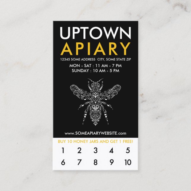 uptown APIARY loyalty (Front)