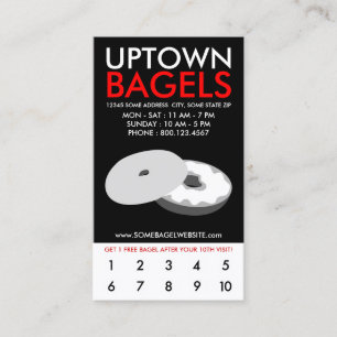 uptown bagels loyalty card