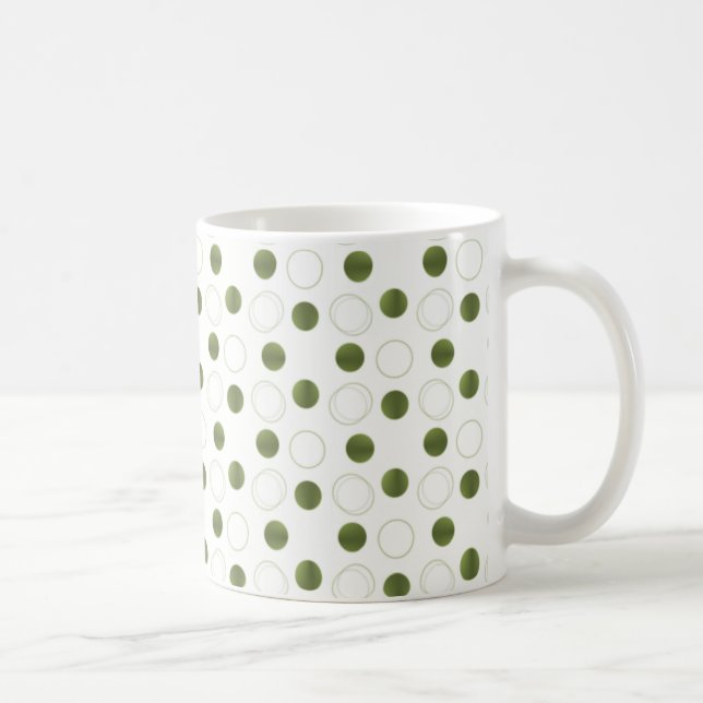 Uptown Bliss Mug, Clover Green Coffee Mug (Right)