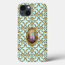 Uptown Cio Monogram Baroque iPhone 13 Case