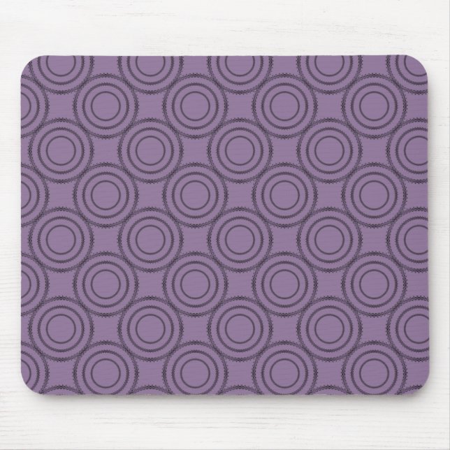 Uptown Class Mousepad, Purple Mouse Pad (Front)