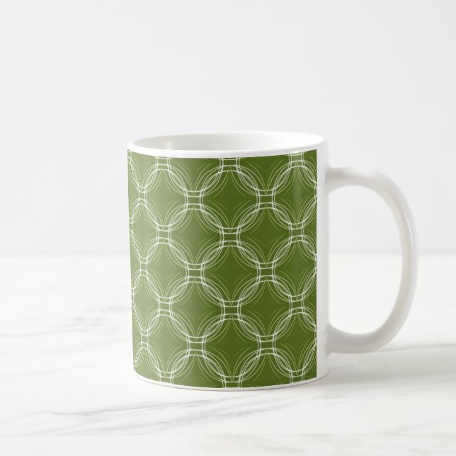 Uptown Elegance Mug, Lime Green Coffee Mug (Right)