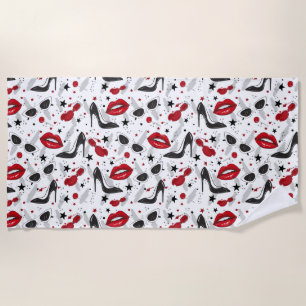 Uptown Girl Beach Towel
