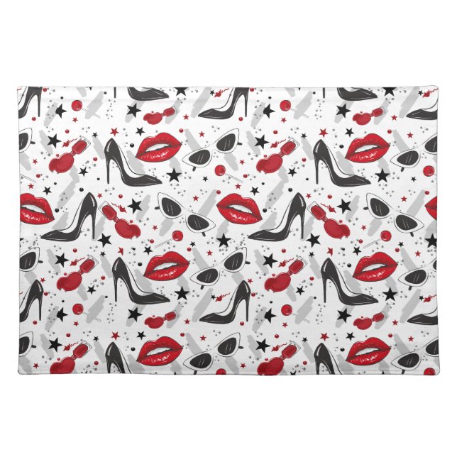 Uptown Girl Cloth Placemat (Front)