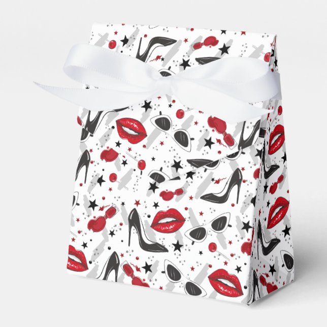 Uptown Girl Favor Boxes (Front Side)