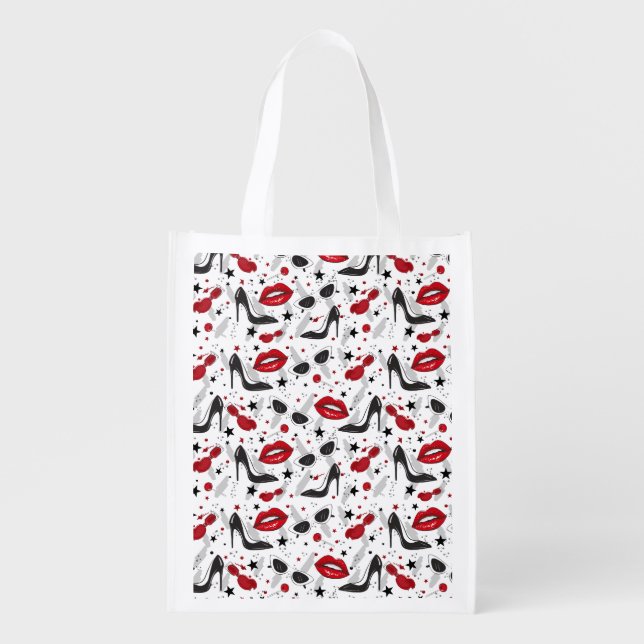 Uptown Girl Grocery Bag (Front)