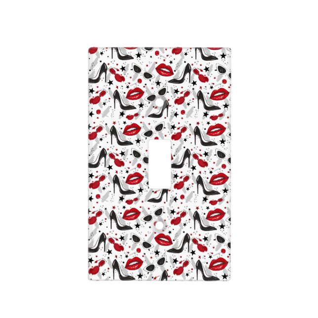 Uptown Girl Light Switch Cover (Front)
