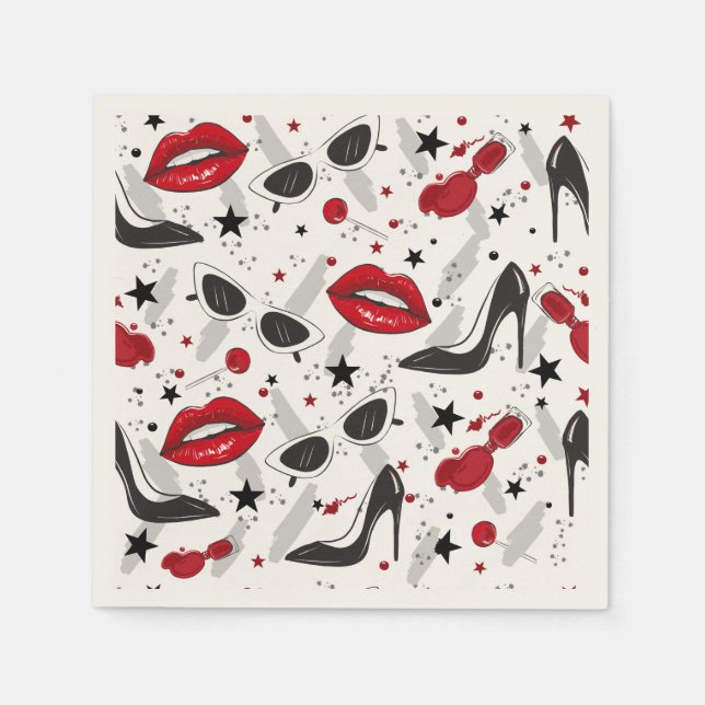 Uptown Girl Napkins (Front)