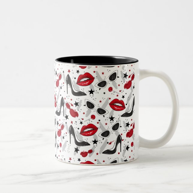 Uptown Girl Two-Tone Coffee Mug (Right)