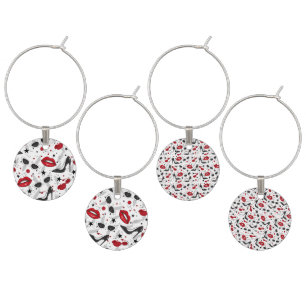 Uptown Girl Wine Charm