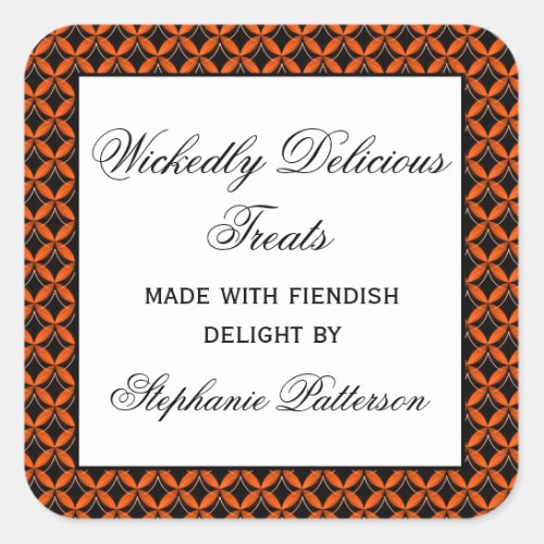 Uptown Glam Fancy Halloween Baking Stickers