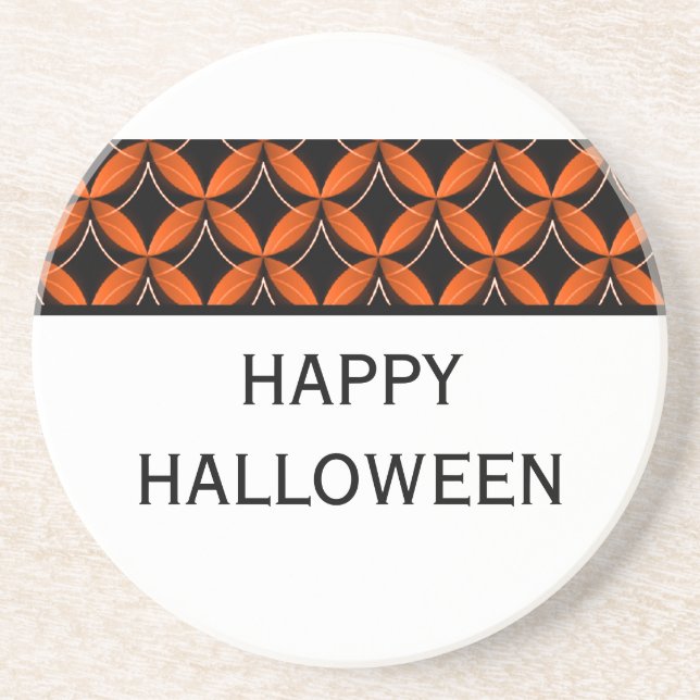 Uptown Glam Fancy Halloween Coaster (Front)