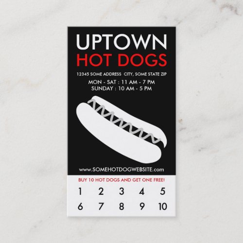 uptown hot dogs loyalty