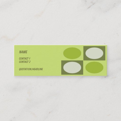 Customizable Uptown Business Card