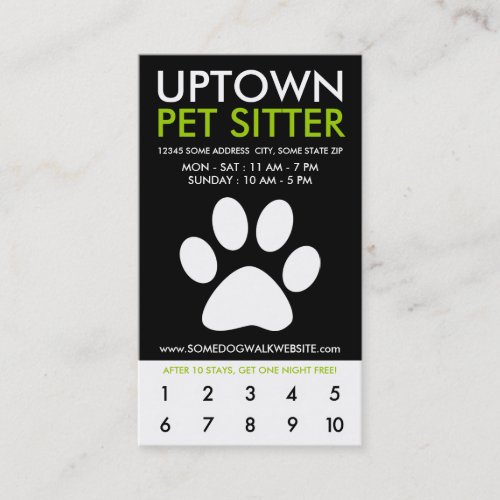 uptown pet sitter loyalty