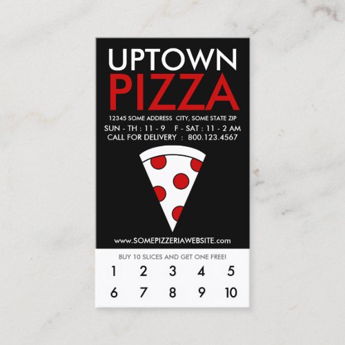 uptown pizza loyalty