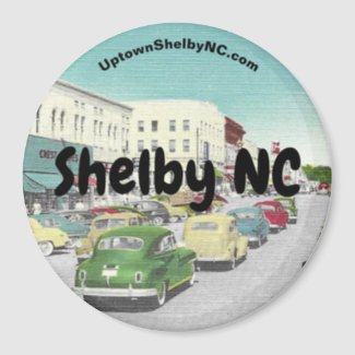 Uptown Shelby NC Magnet