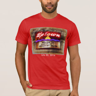 Uptown Theater Welcome President Obama Kansas City T-Shirt