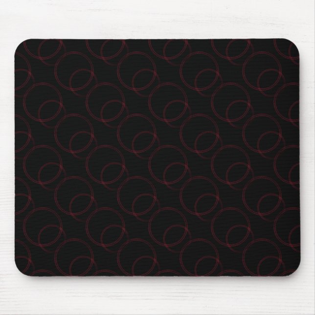 Uptown Vibrance Mousepad, Burgundy Mouse Pad (Front)
