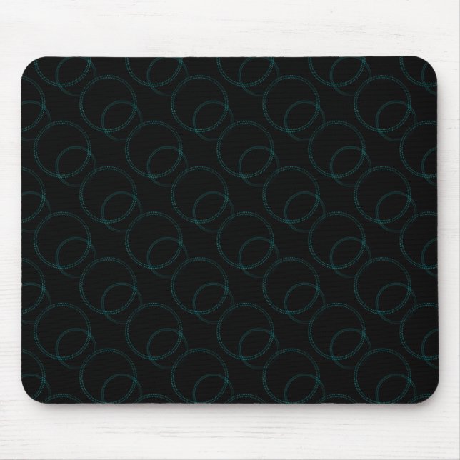 Uptown Vibrance Mousepad, Turquoise Mouse Pad (Front)