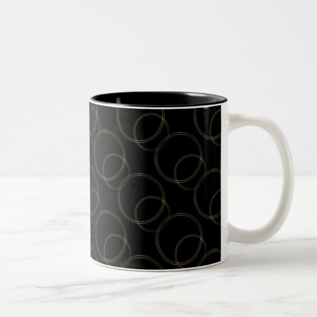 Uptown Vibrance Mug, Gold Two-Tone Coffee Mug (Right)