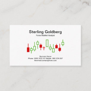 Uptrend Movement Stock Exchange Graph Financial Business Card