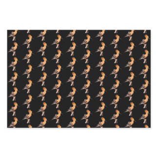 Upupa epops wrapping paper sheets