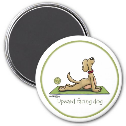 Upward Facing Dog _ yoga pose Magnet