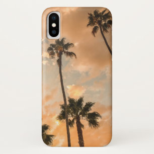 Upward View of Palms iPhone X Case
