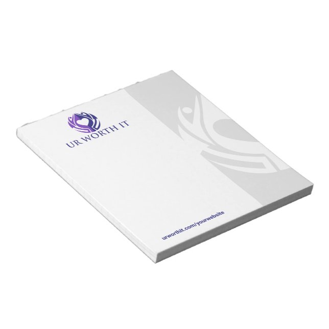 UR WORTH IT NOTEPAD (Angled)