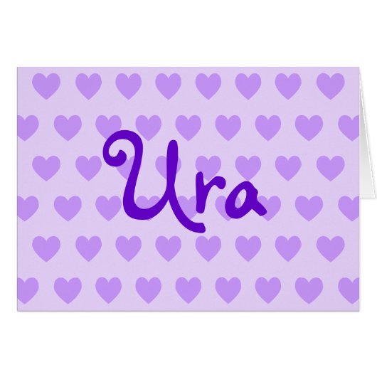 Ura in Purple Cards (Front Horizontal)