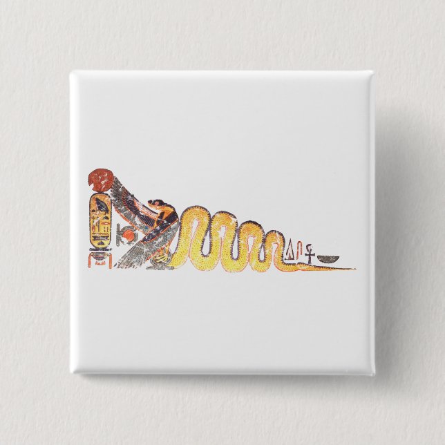 Uraeus Pinback Button (Front)