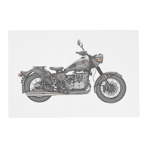 Ural Motorcycle Placemat