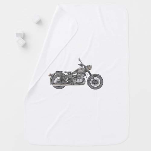 Ural Motorcycle Receiving Blanket