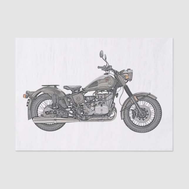 Ural Motorcycle Tissue Paper (Front)