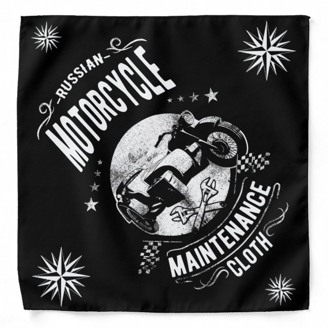 Ural Sidecar Motorcycle Bandana (Front)