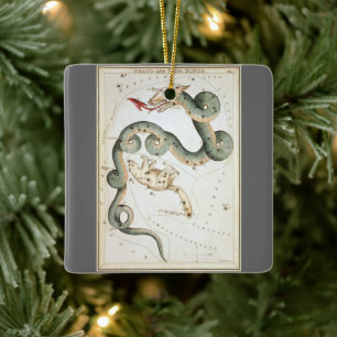 Urania's Mirror, Vintage Astronomy Celestial Map Ceramic Ornament