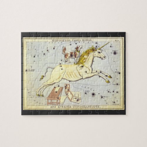 Uranias Mirror Vintage Astronomy Celestial Map Jigsaw Puzzle