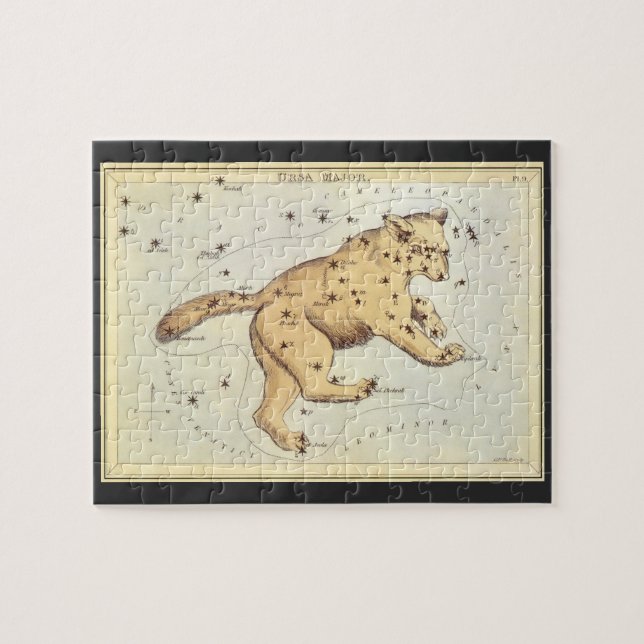 Urania's Mirror, Vintage Astronomy Celestial Map Jigsaw Puzzle (Horizontal)