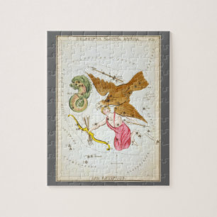 Urania's Mirror, Vintage Astronomy Celestial Map Jigsaw Puzzle